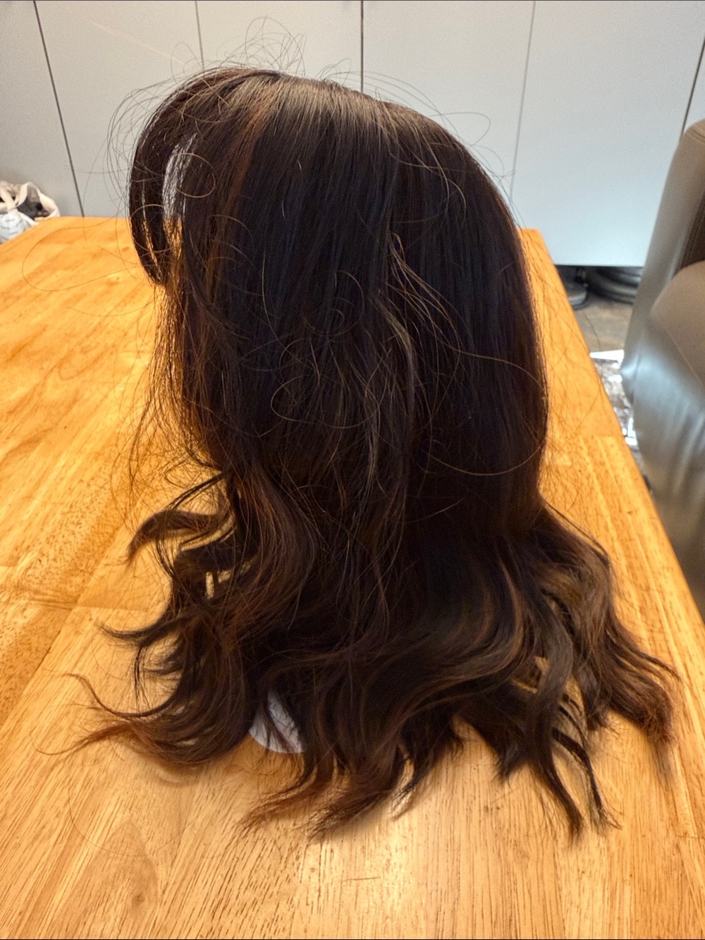 Brown Wig with Highlights - Lightweight Everyday Style